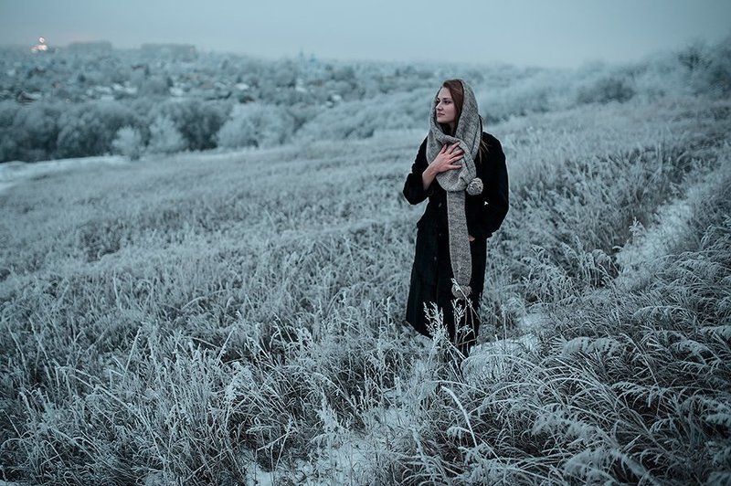 D 700, Nikon, Portrait, Девушка, Зима, Портрет, Природа ЗИМАphoto preview