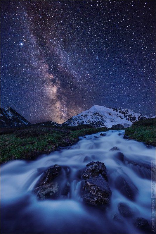 Altai, Алтай ~ Ночь на белом ручье ~photo preview