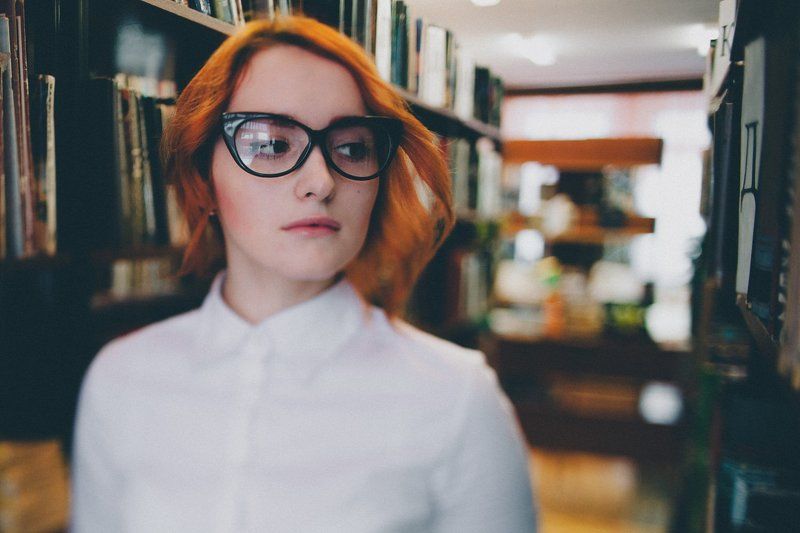 В библиотеке..photo preview