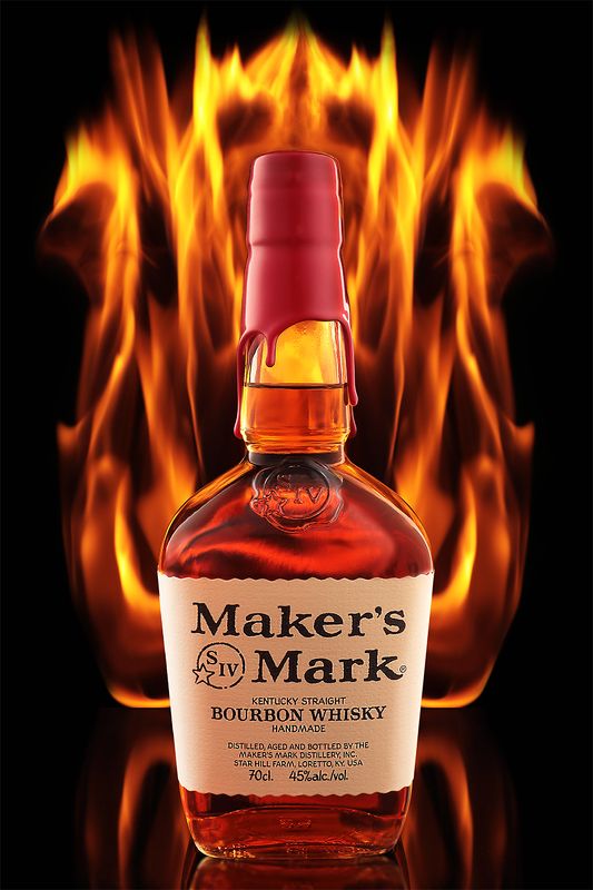 стекло, бутылка, огонь, photo preview