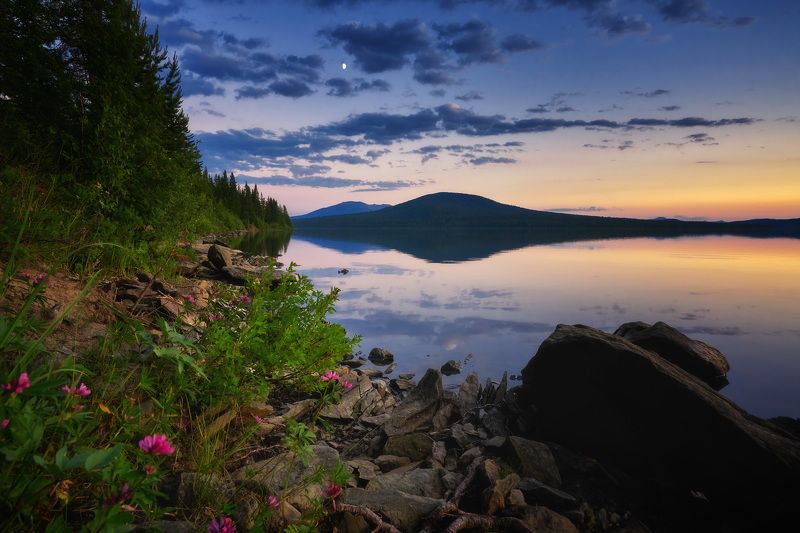 зюраткуль zuratkul Закат На Озере Зюраткуль фото превью