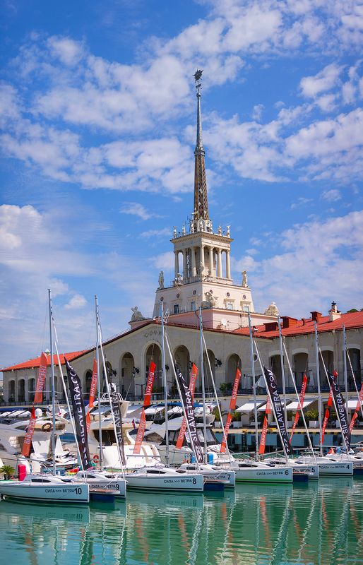 сочи, порт, черное море, порт сочи, марина, яхта, море, архитектура, краснодарский край Порт Сочиphoto preview