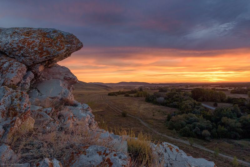 утро, оренбургская область, природа, нос-гора, карамурун-тау Рассветphoto preview