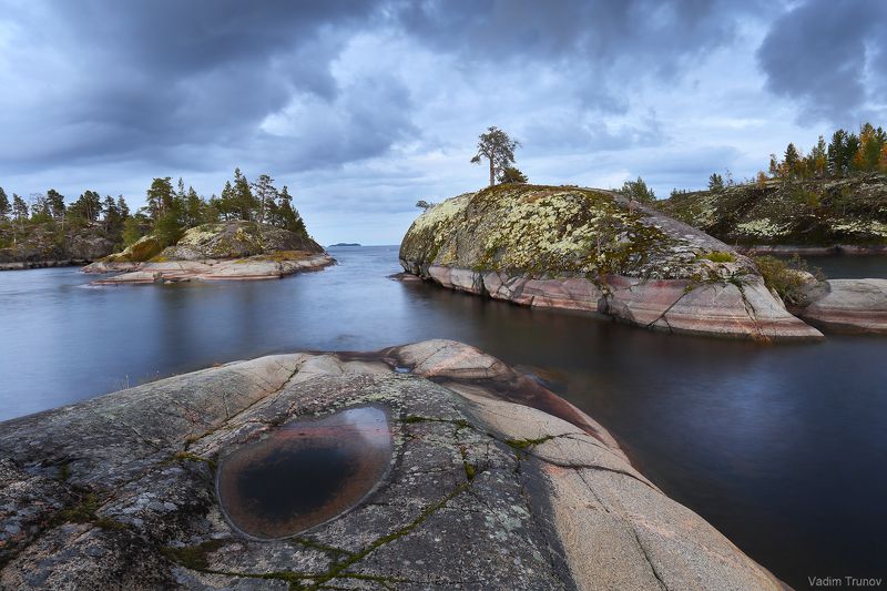 ладога, ладожское озеро, карелия Гранитный глаз Ладогиphoto preview