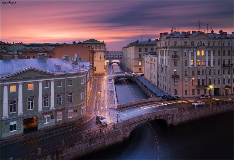 2012, Весна, Закат, Зимняя канавка, Мойка, Санкт-петербург, Эрмитаж Зимняя Канавкаphoto preview