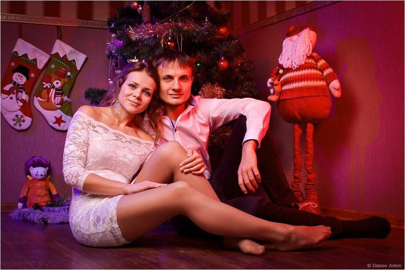 Елка, Новогодний, Новый год, Портрет, Рождество, Семейный, Студия Семейный портрет под Рождествоphoto preview