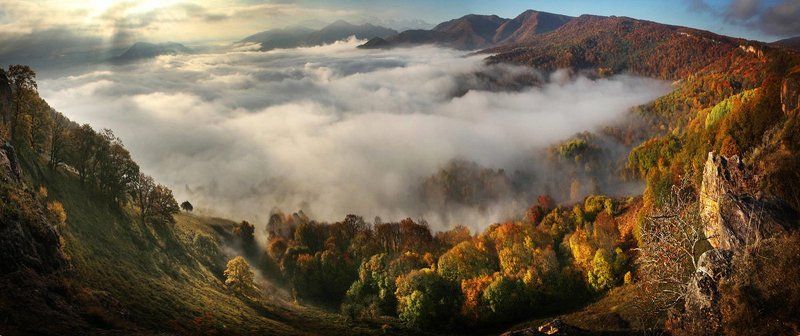 Долина реки Белая. Западный Кавказ.photo preview