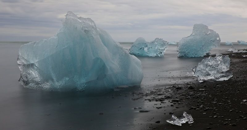 Вулканический песок, Голубая лагуна, Исландия, Лед ...photo preview