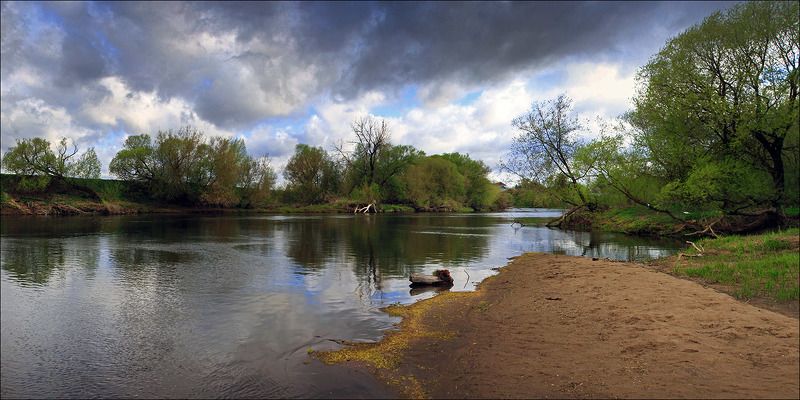 река-москва, звенигород Берега.... фото превью