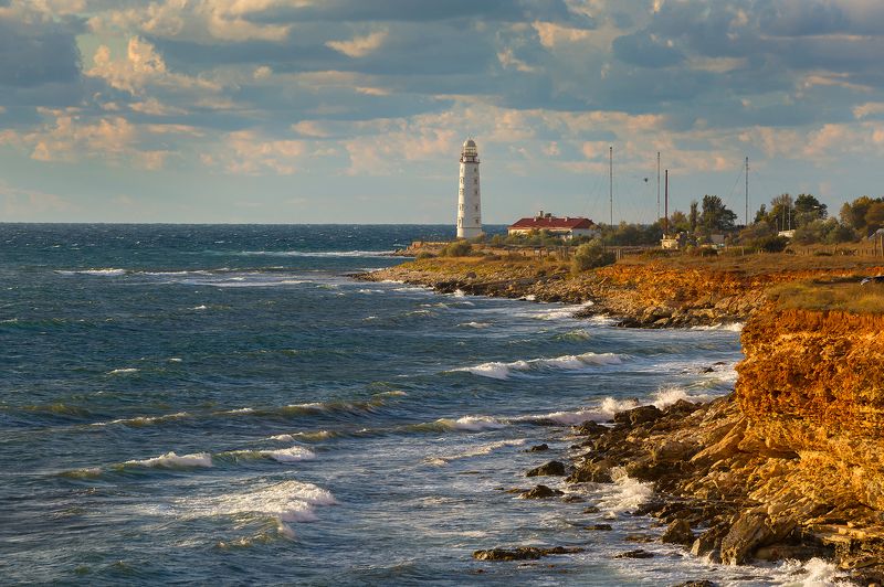 херсонесский маяк, крым, черное море, севастополь, мыс херсонес Херсонесский маякphoto preview