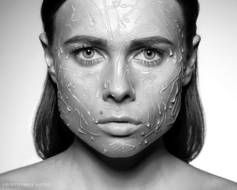 портрет, ЧБ, креатив, текстура Палитра (Текстура)photo preview