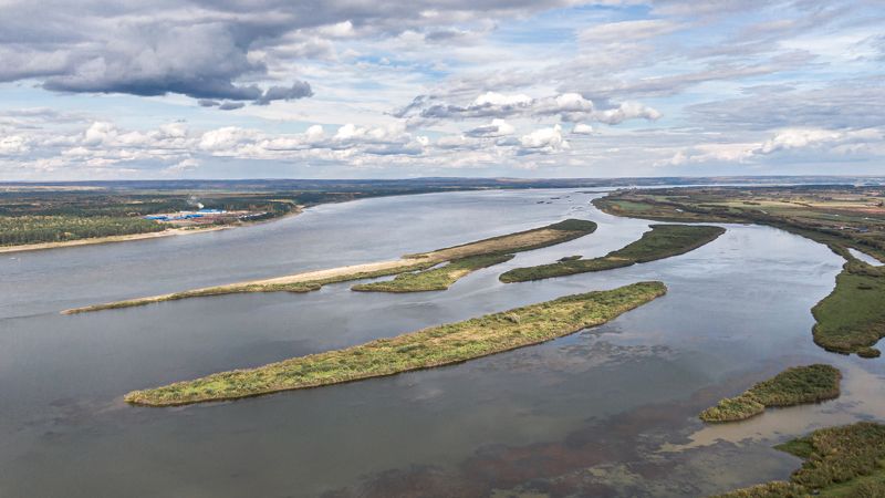 острова Енисей река  Острова на Енисее.photo preview