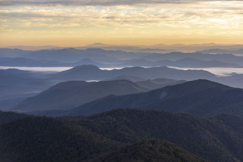 горы,тайга, рассвет photo preview