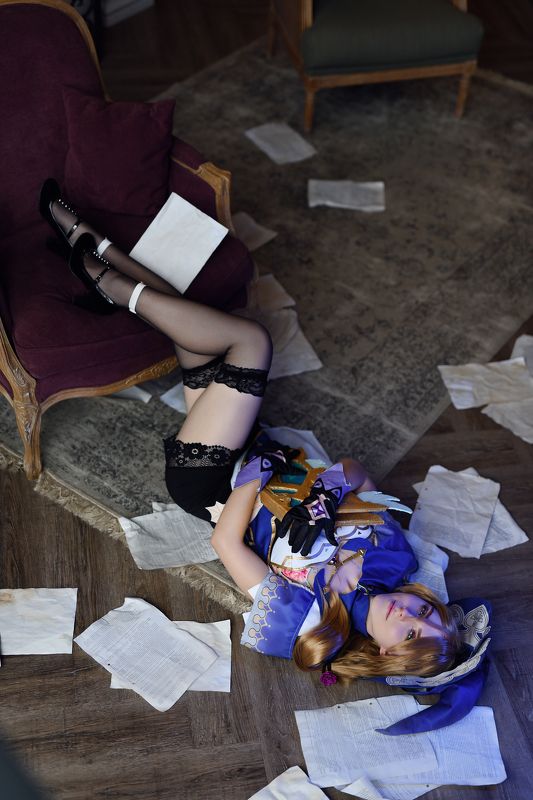 портрет , девочка, косплей , portrait , girl , ведьма Геншинphoto preview