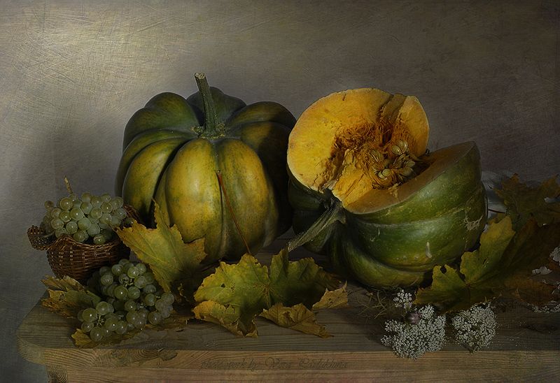 натюрморт, вера павлухина, тыква, осень С тыквамиphoto preview