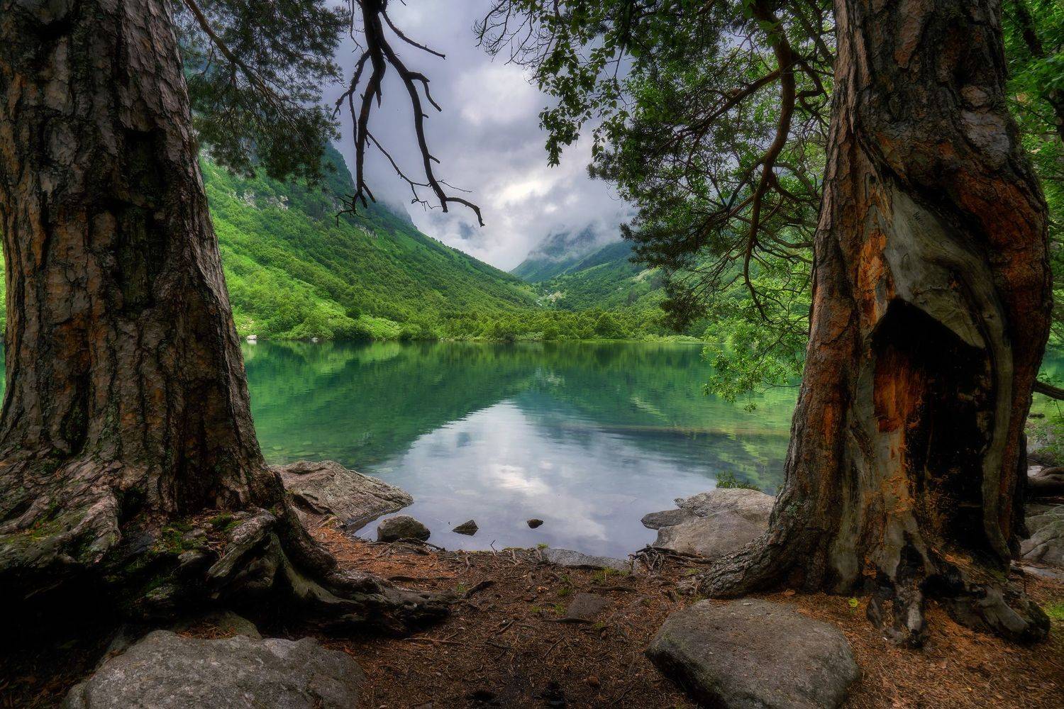 Третье Бадукское Озеро. Домбай.. Автор: Чевтаев Егор домбай dombay бадукские озера, Чевтаев Егор