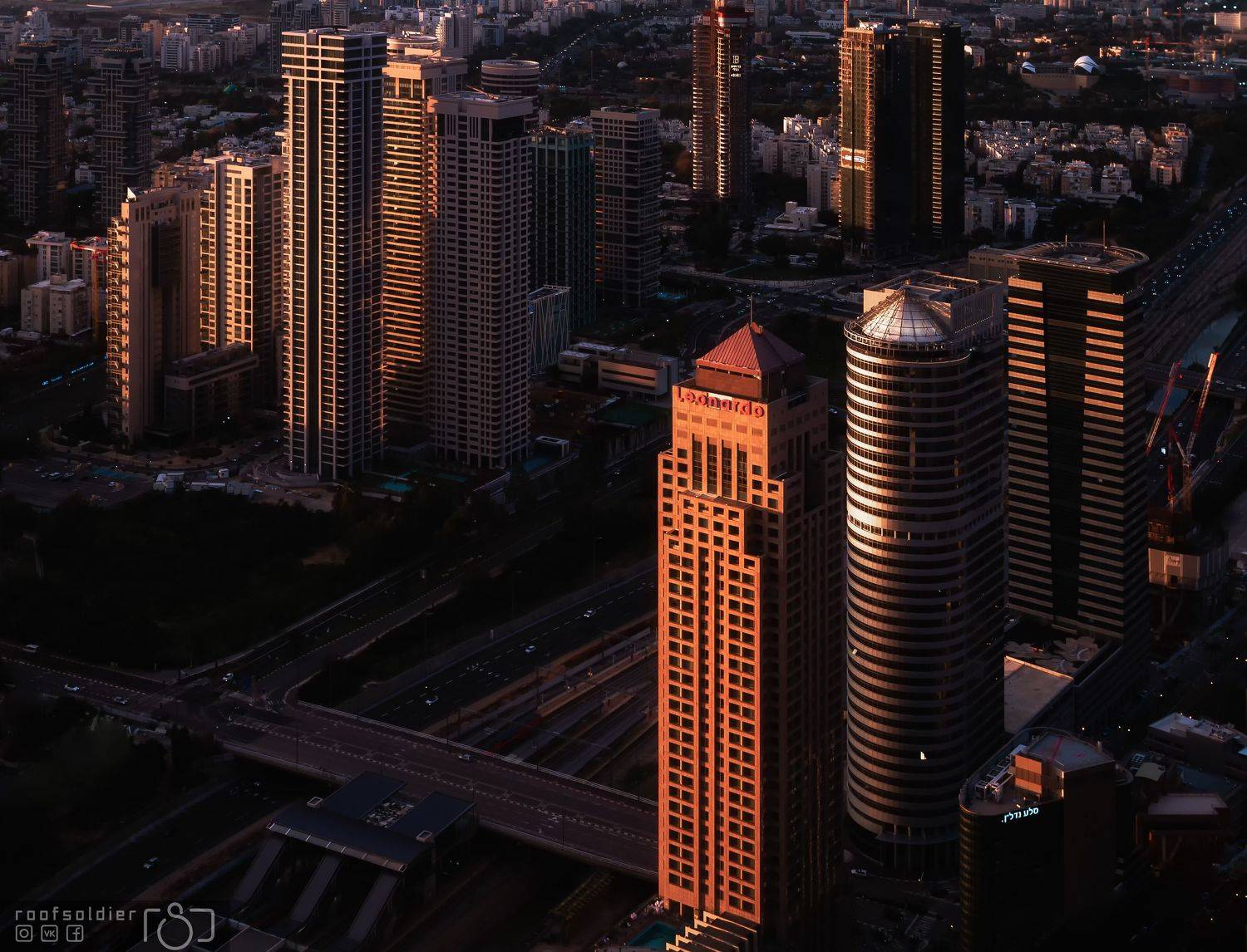 Tel aviv, Israel, night, city, urban, architecture, cityscape, above, structure, Голубев Алексей