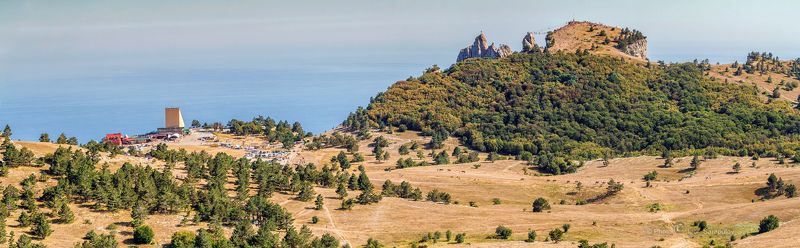 заповедник, чёрное море, ай-петри , достопримечательности крыма,  туризм, крым,  горный массив, плато, горная вершина, путешествия с камерой,  путешествия,  пейзаж, панорама,  путешествия по россии, Плато Ай-Петри фото превью