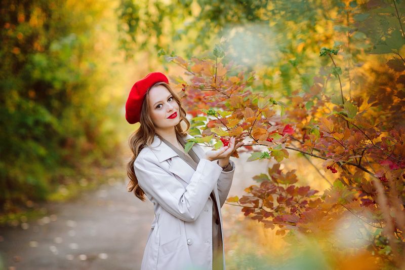 осень, портрет, девушка Autumnphoto preview