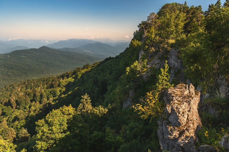 адыгея , лаго-наки , горы Вид с плато Лаго-Накиphoto preview