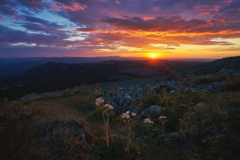 большой иремель Рассвет На Горе Большой Иремель фото превью