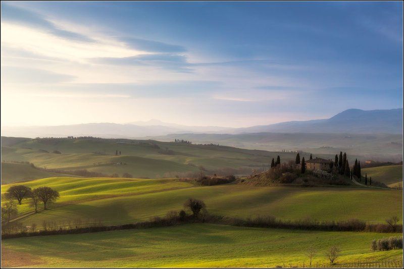 Валь д\'Орча, Италия, Сан-Куирико Д\'Орча, Тоскана Подере Бельведереphoto preview