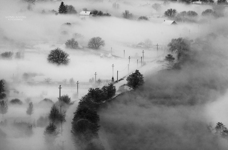 Black and white, Winter little toysphoto preview