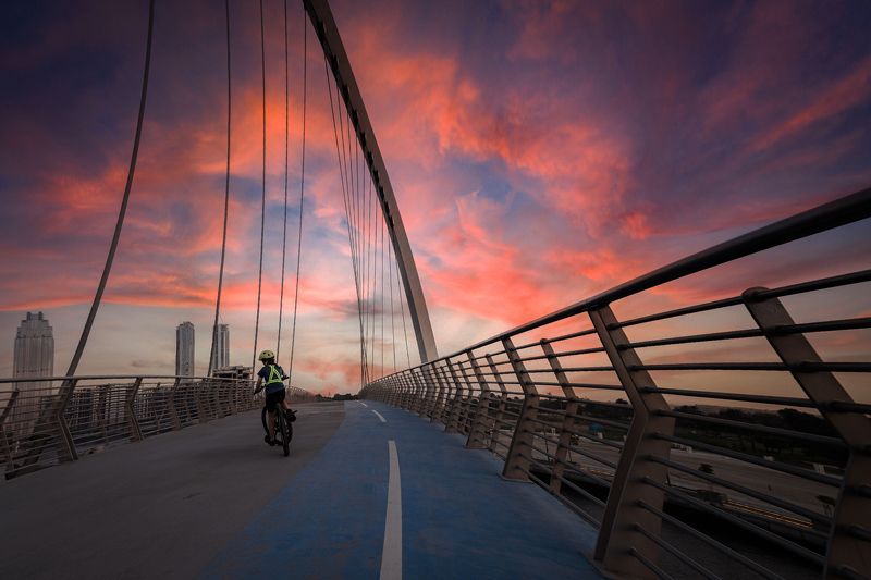 bridge, city, architecture, dubai, uae Dubai Tolerance Bridgephoto preview