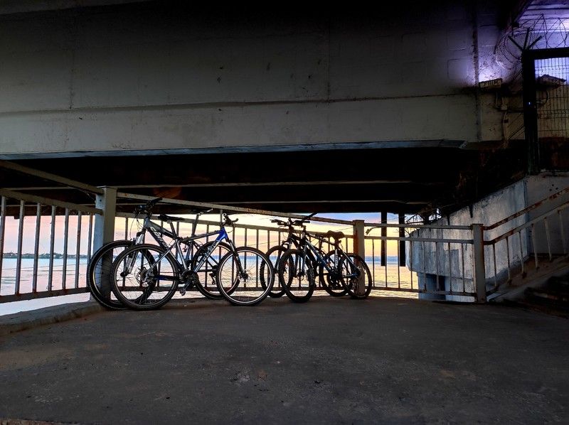 на закате, on the sunset, street А little sunset фото превью