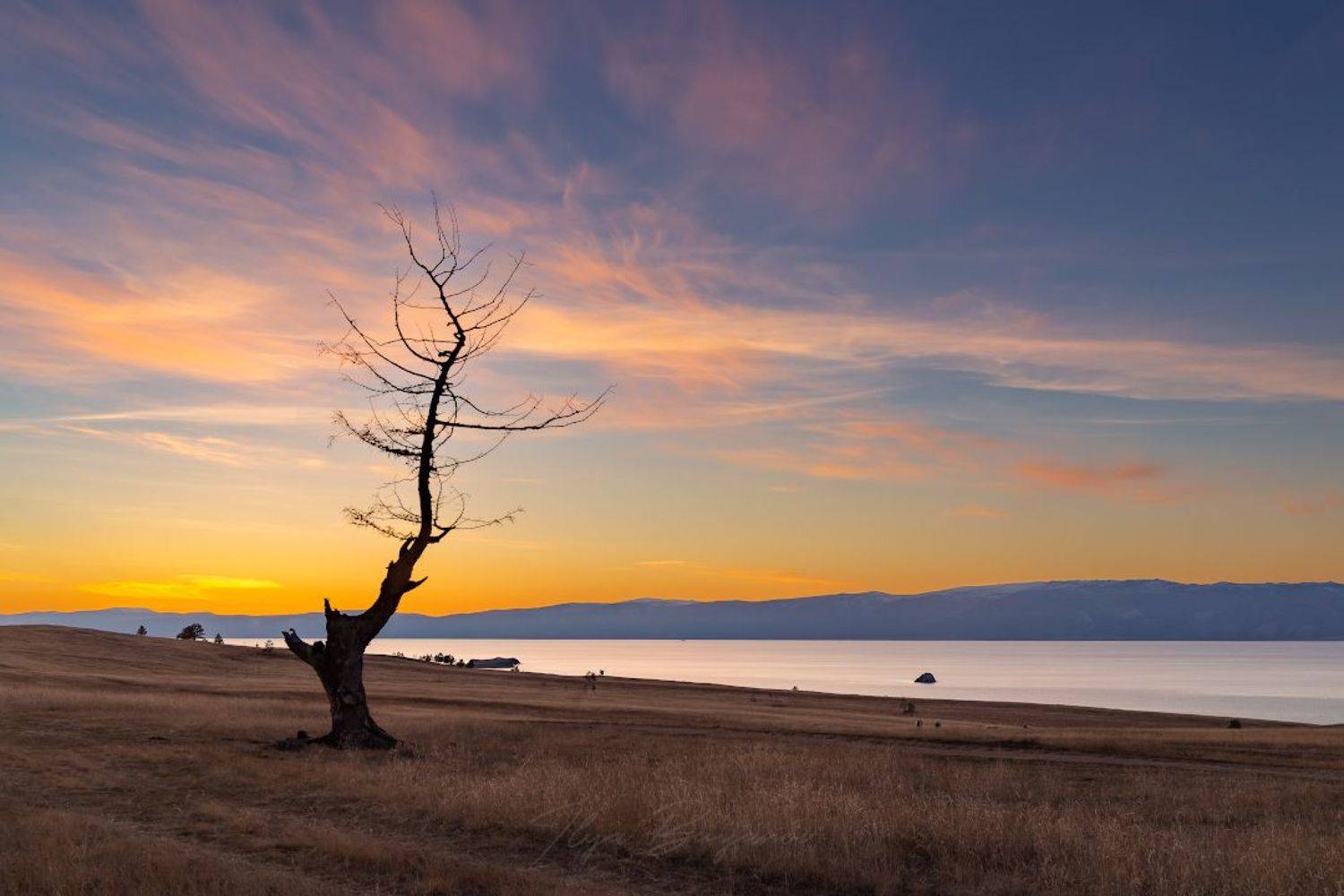 ольхон, закат, байкал, Буянов Илья