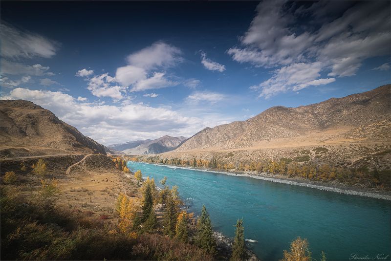 алтай, осень, катунь Горный Алтай фото превью
