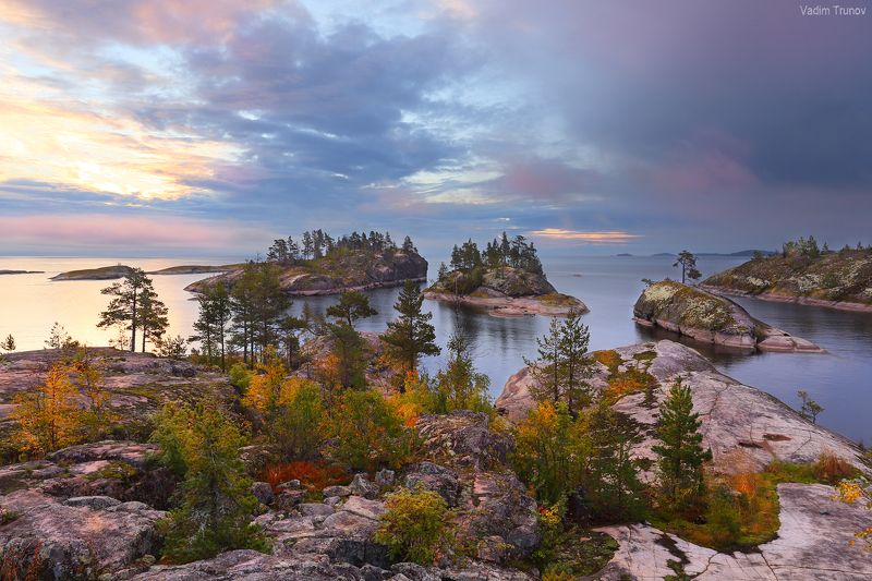 ладога, ладожское озеро, карелия Три островаphoto preview