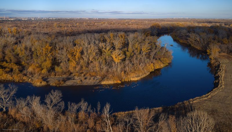 осень, природа, река урал Осень на реке Уралphoto preview