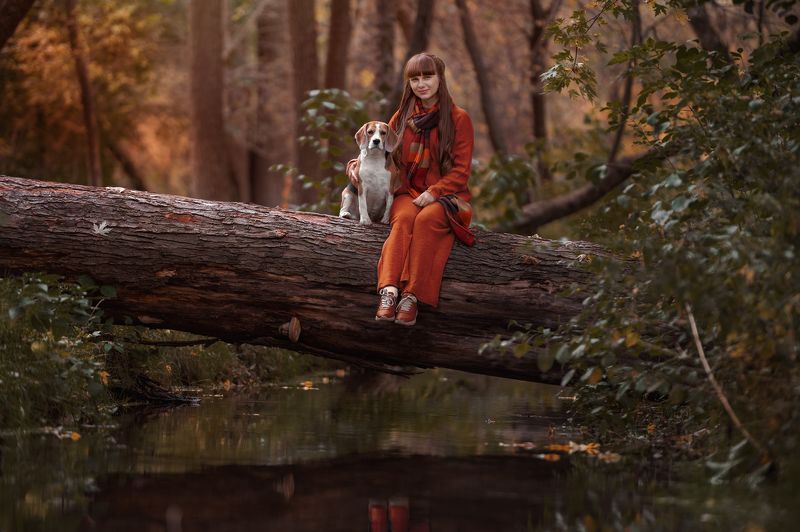 животные семейное фото фотопрогулка фото с собакой photo preview