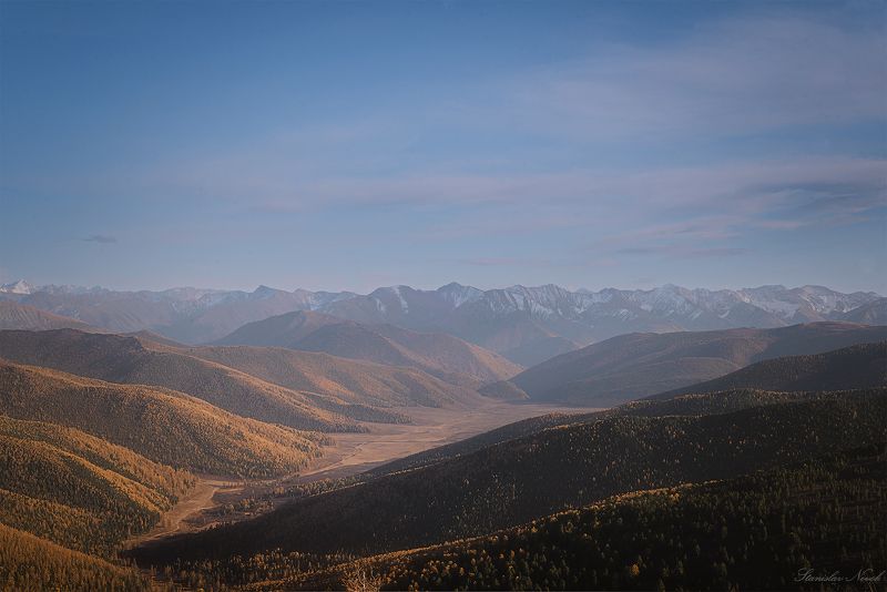 Алтай Осень Закат Горный Алтай фото превью