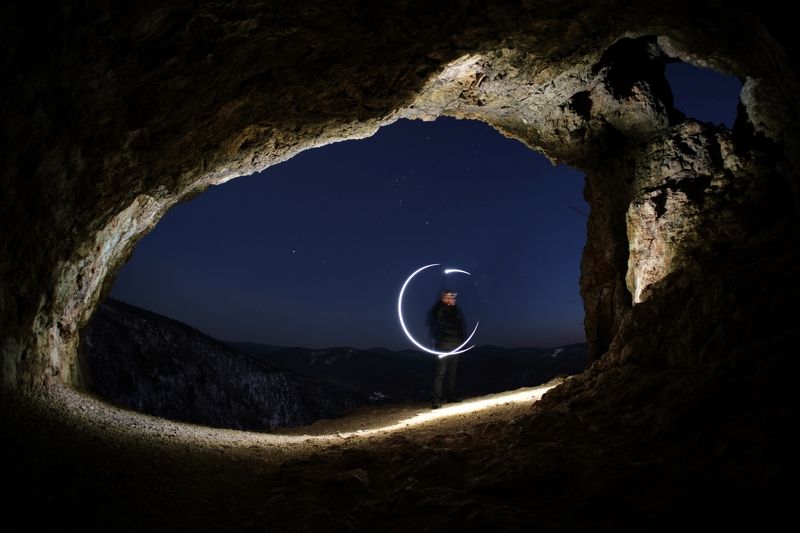 торгашинский хребет, красноярск, арка, скала арка Глаз драконаphoto preview