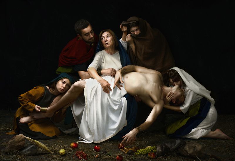 portait, fine art  Падение последнего Богаphoto preview