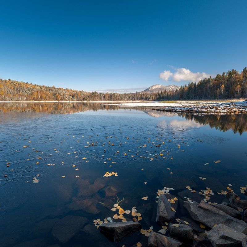 Осень, Таганай Тесьминское водохранилищеphoto preview