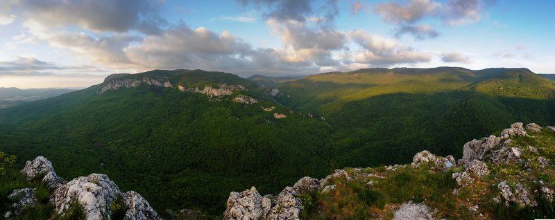 Большой, Весна, Каньон, Крым, Панорама, Пейзаж Большой каньонphoto preview