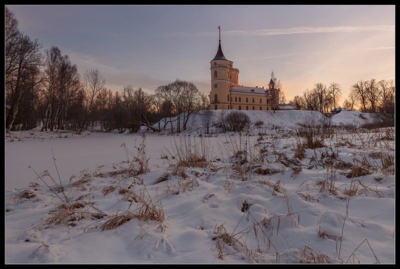 павловск, бип, россия, зима, закат,  про БИП и зимний вечер...photo preview