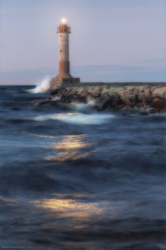 пейзаж, маяк, карелия, ладога, осень, вода, море,  Ладожский стражphoto preview