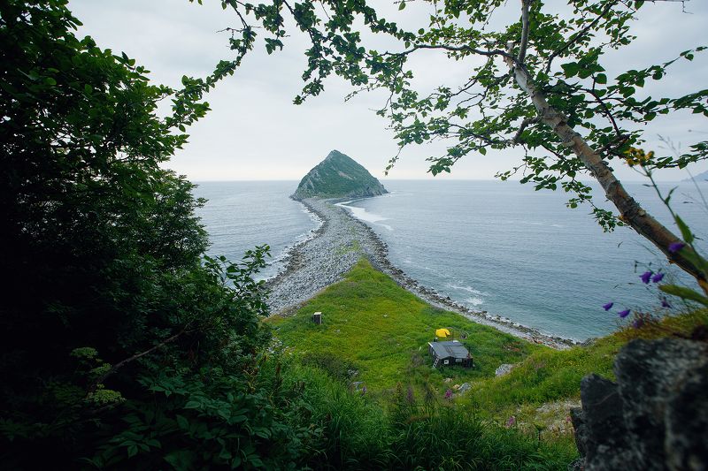 Охотское, Островной, Магадан, море, остров, мыс Мыс Островнойphoto preview