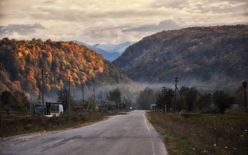 кавказ, кчр Вечер у горных окраин...photo preview