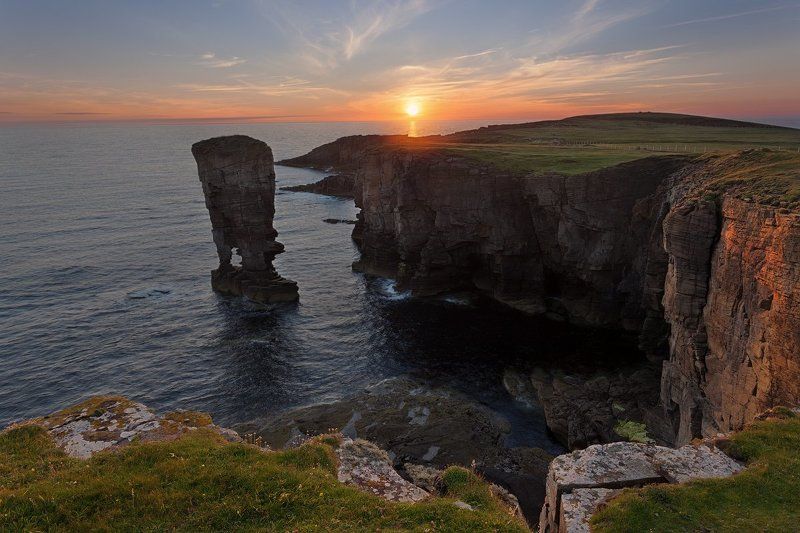 landscape, scotland, sunset, шотландия, закат, orkney Scotland. Orkney islandsphoto preview