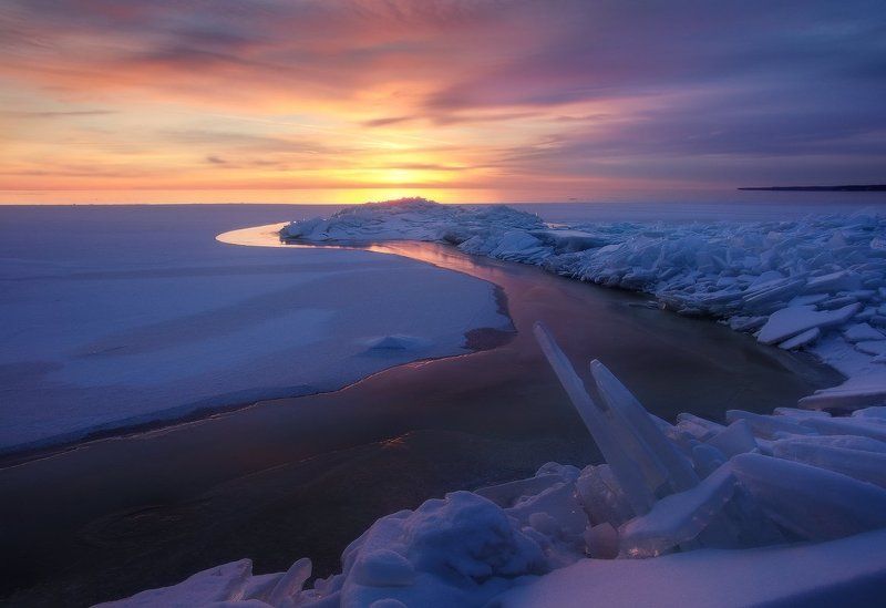 финский, залив Ледяная рекаphoto preview