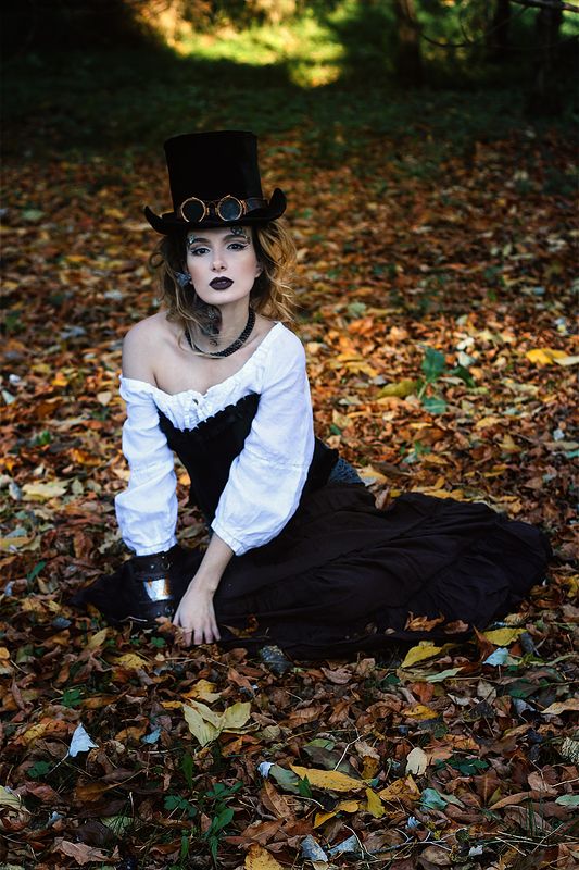 girl, model, steampunk, fine art, aesthetic, halloween, portrait, photography, beautiful, artportrait, фотография, портрет, стимпанк Rowena Millicent Letchfordphoto preview
