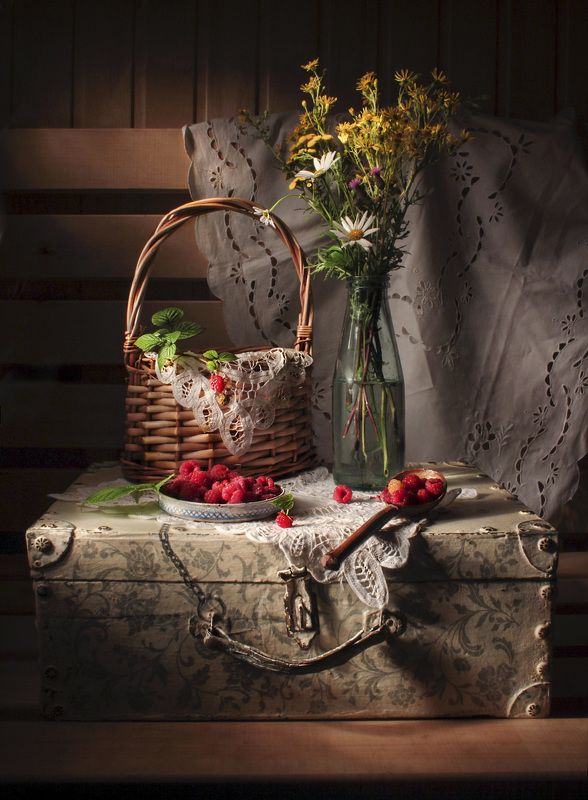 натюрморт,малина,лето, Малиновое лето.photo preview