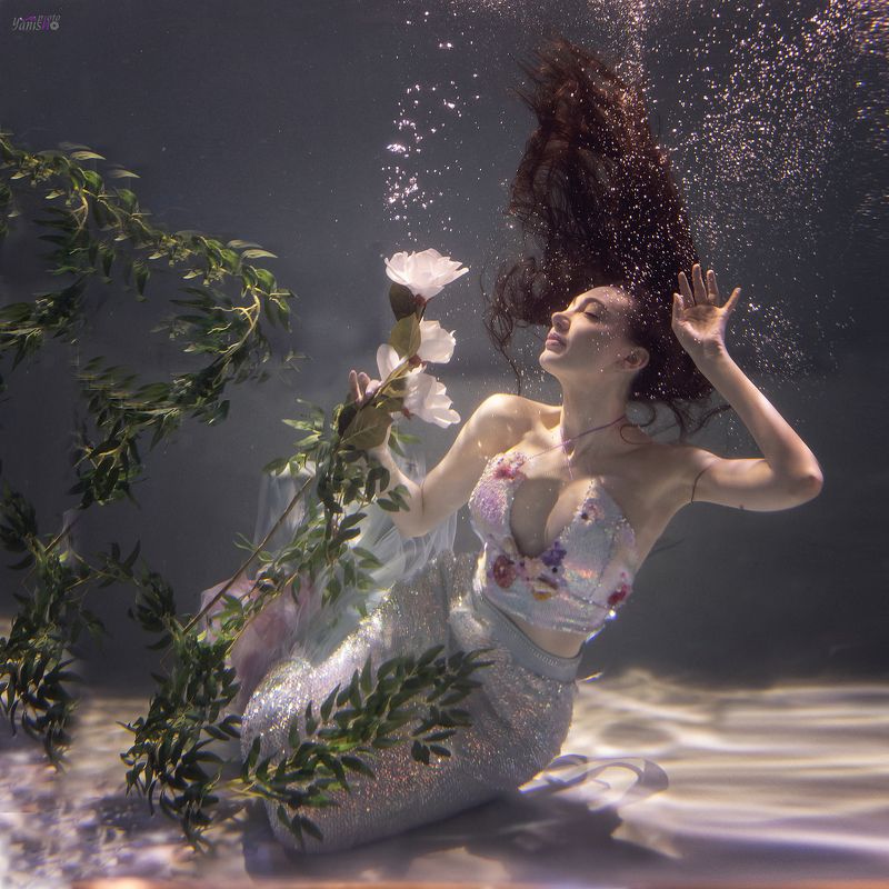 русалка, портрет, подводная съемка, сказка, фентези, девушка, уникальность Русалка фото превью