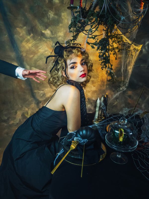 portrait, halloween Halloween datingphoto preview