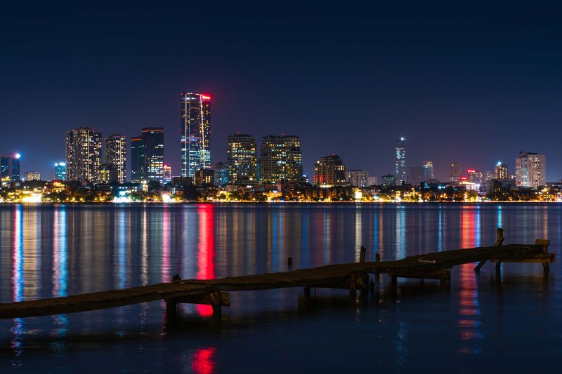 Hanoi city as seen from West Lakephoto preview